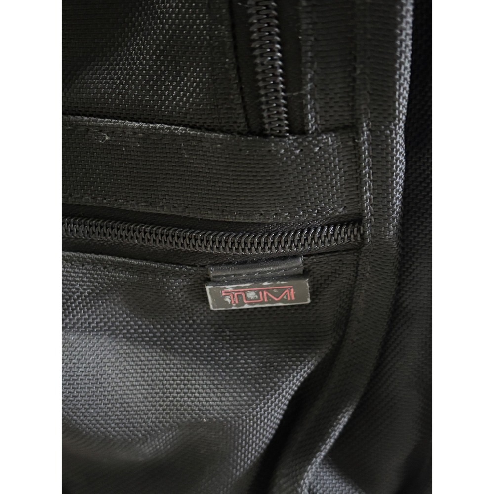 Tumi Alpha Deluxe Wheeled Briefcase Black Ballistic Nylon Laptop Bag 2207D3‎ - Picture 3 of 16